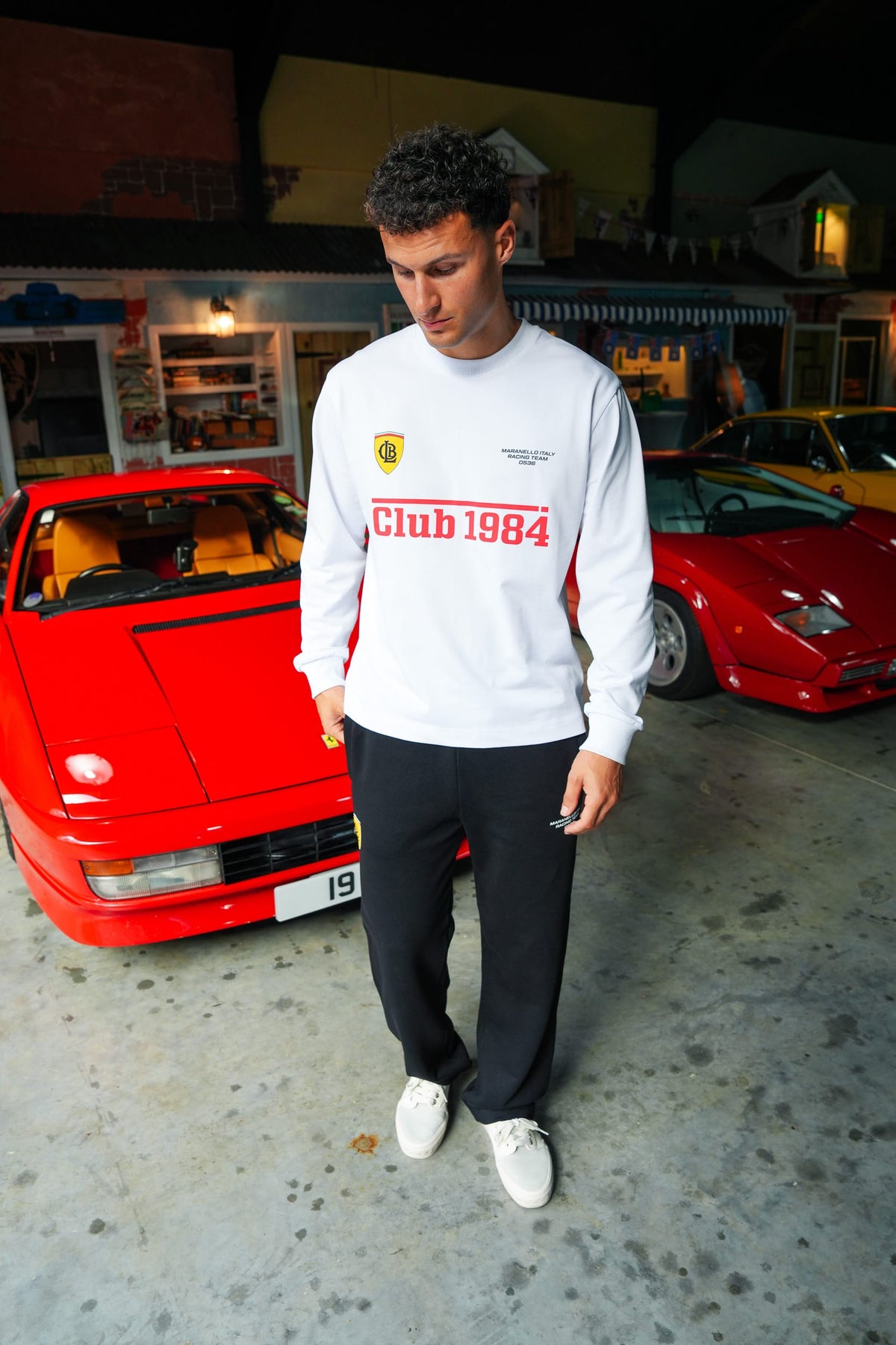 Maranello LS T-shirt - White