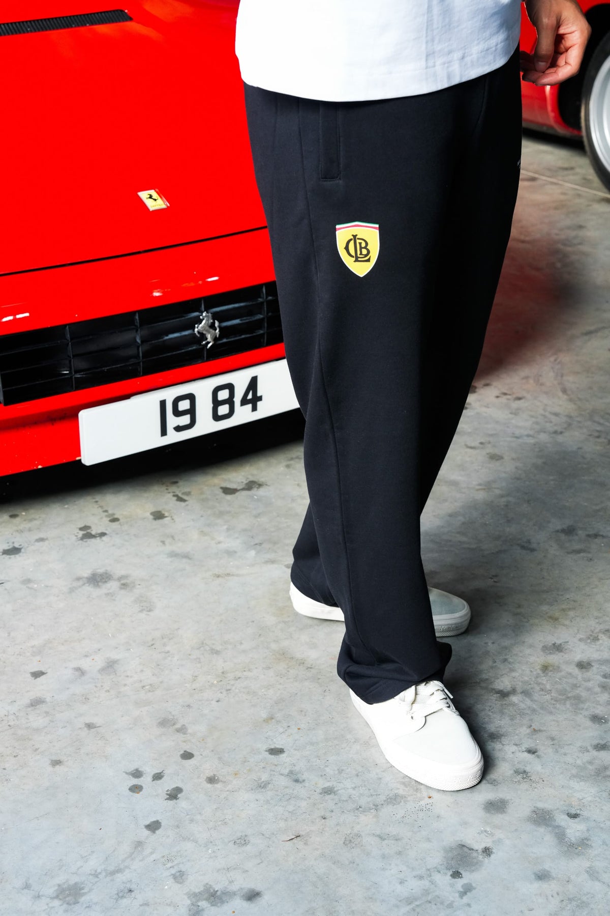 CLUB 1984. Maranello Sweatpants - Black Sweatpants