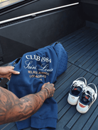 CLUB 1984. Melrose 1984 Hoodie - Navy Hoodie