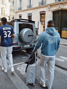 CLUB 1984. Melrose 1984 Hoodie - Washed Blue Hoodie