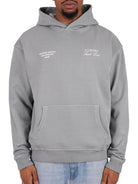 CLUB 1984. Melrose 1984 Hoodie - Washed Light Grey Hoodie