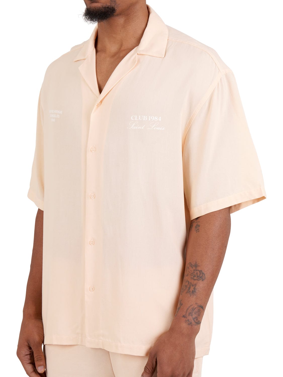 CLUB 1984. Melrose 1984 Shirt - Sand Shirt