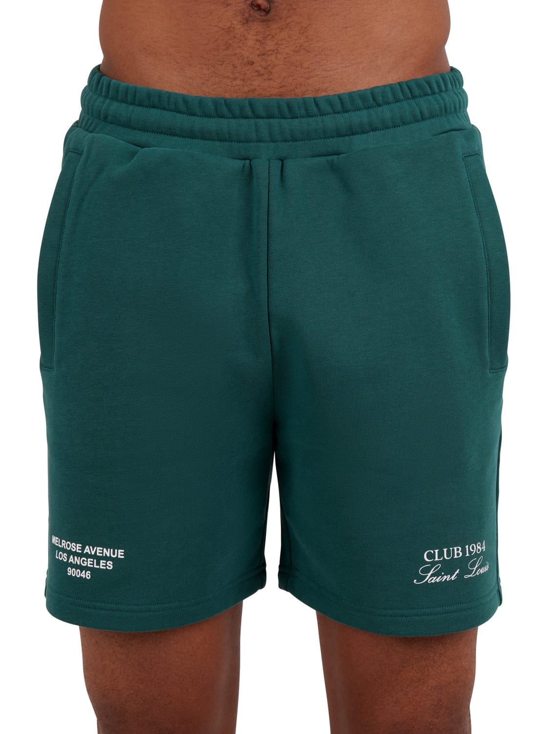 CLUB 1984. Melrose 1984 Shorts - Forrest Green shorts