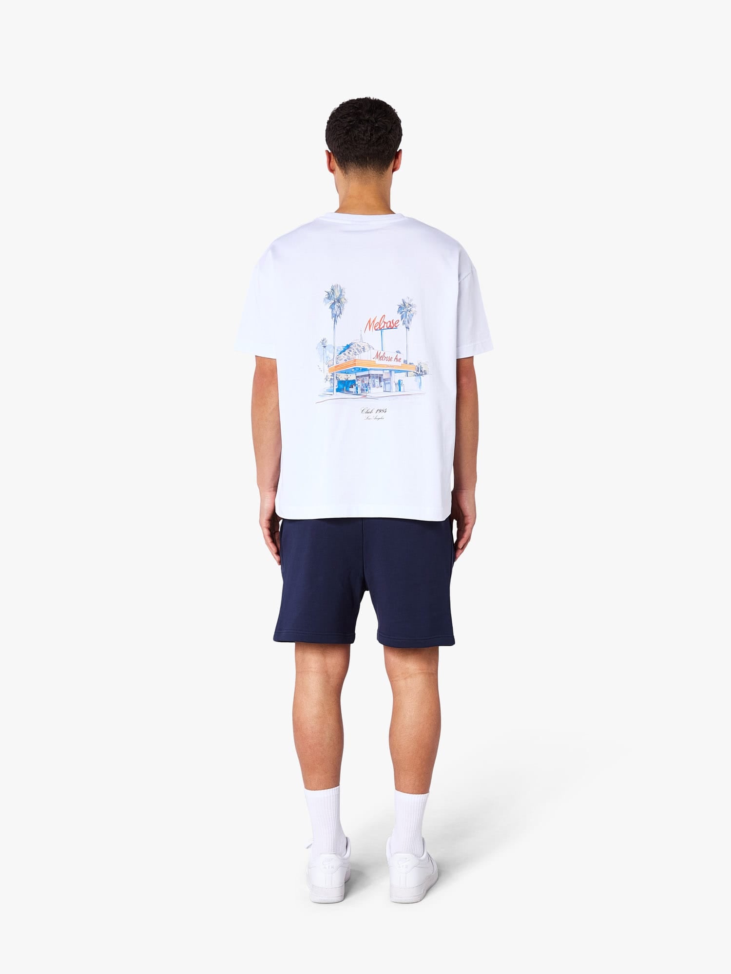CLUB 1984. Melrose 1984 Shorts - Navy shorts