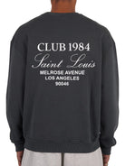 CLUB 1984. Melrose 1984 Sweatshirt - Washed Grey Sweatshirt