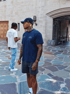 CLUB 1984. Melrose 1984 T-shirt - Navy T-Shirt