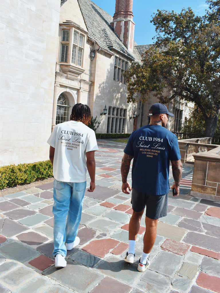 CLUB 1984. Melrose 1984 T-shirt - Off White T-Shirt