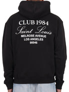 CLUB 1984. Melrose 1984 Zip Hoodie - Black Hoodie