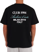 CLUB 1984. Milan Script T-shirt - Black T-Shirt
