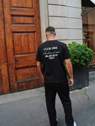 CLUB 1984. Milan Script T-shirt - Black T-Shirt