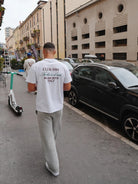 CLUB 1984. Milan Script T-shirt - White T-Shirt