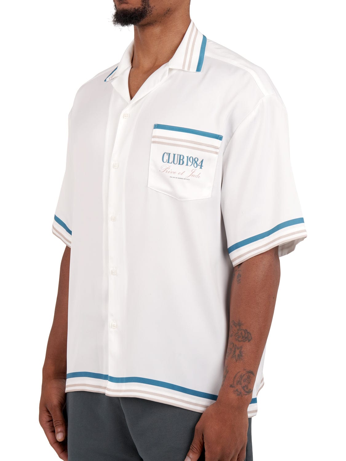 CLUB 1984. Monte Carlo Shirt - White Shirt