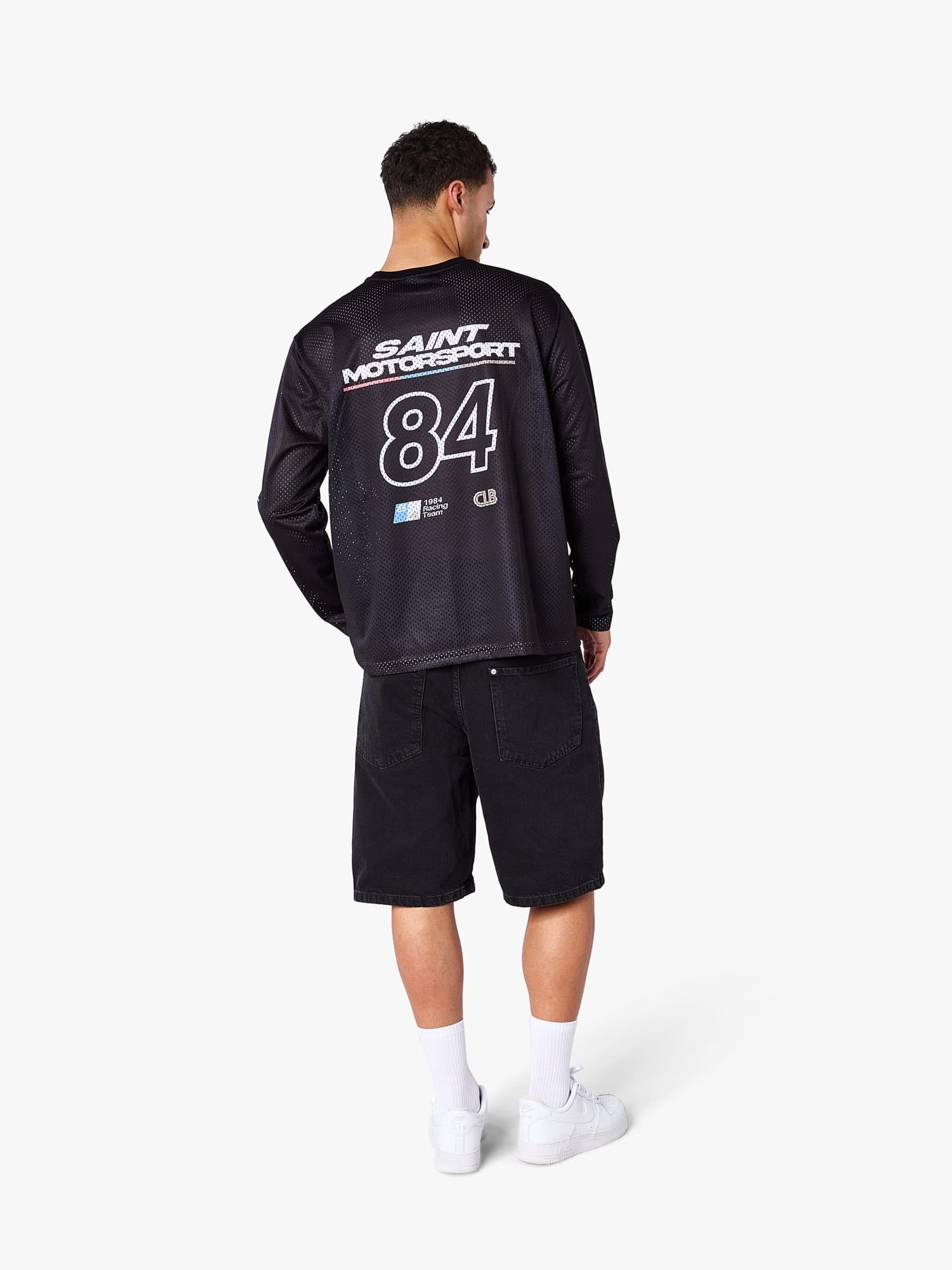CLUB 1984. Motorsport Mesh LS T-shirt - Black T-Shirt