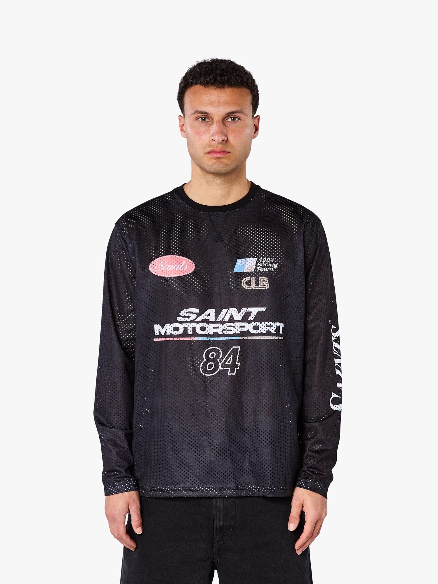 CLUB 1984. Motorsport Mesh LS T-shirt - Black T-Shirt