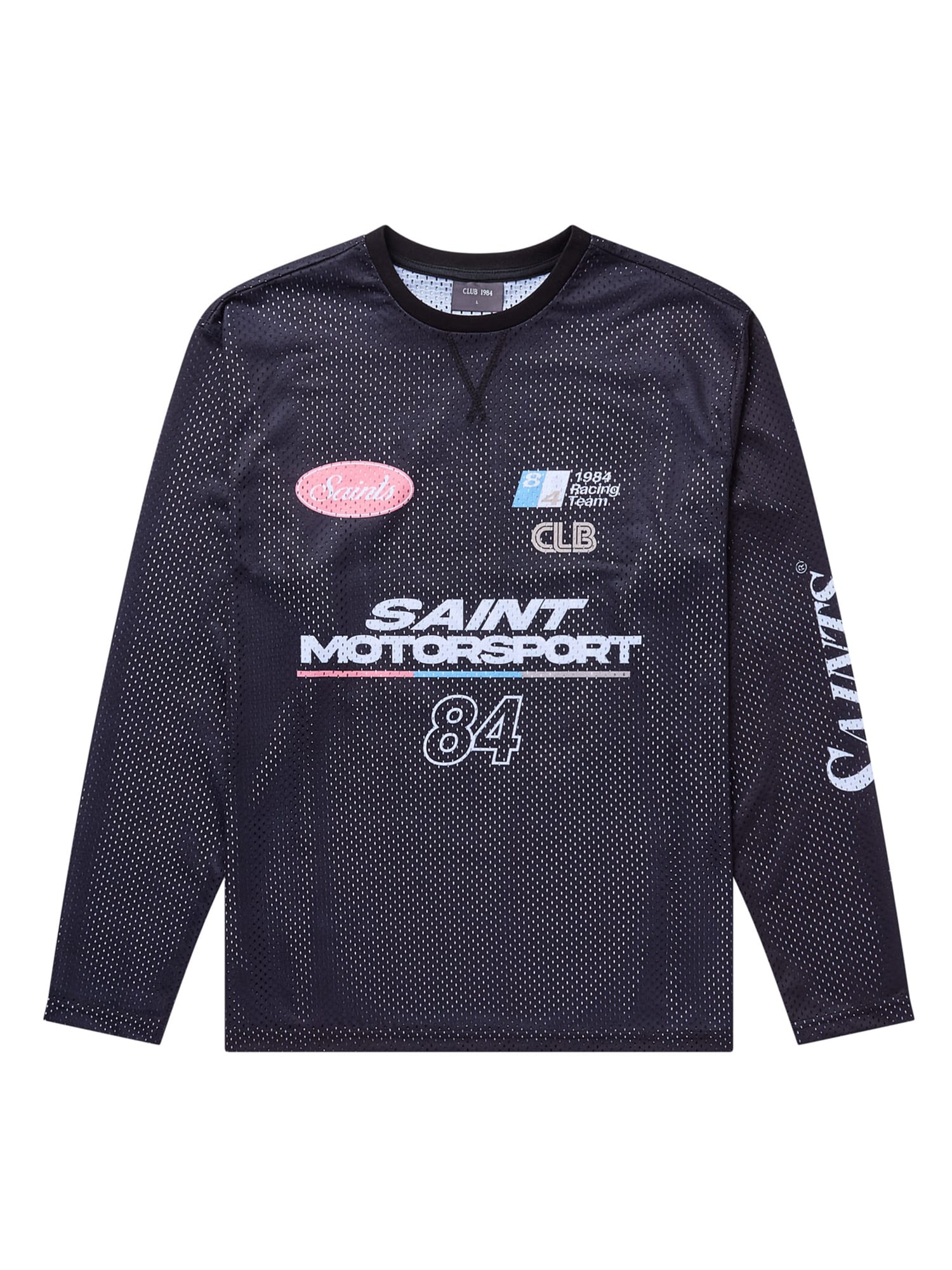 CLUB 1984. Motorsport Mesh LS T-shirt - Black T-Shirt