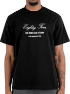 CLUB 1984. No Risk T-shirt - Black T-Shirt