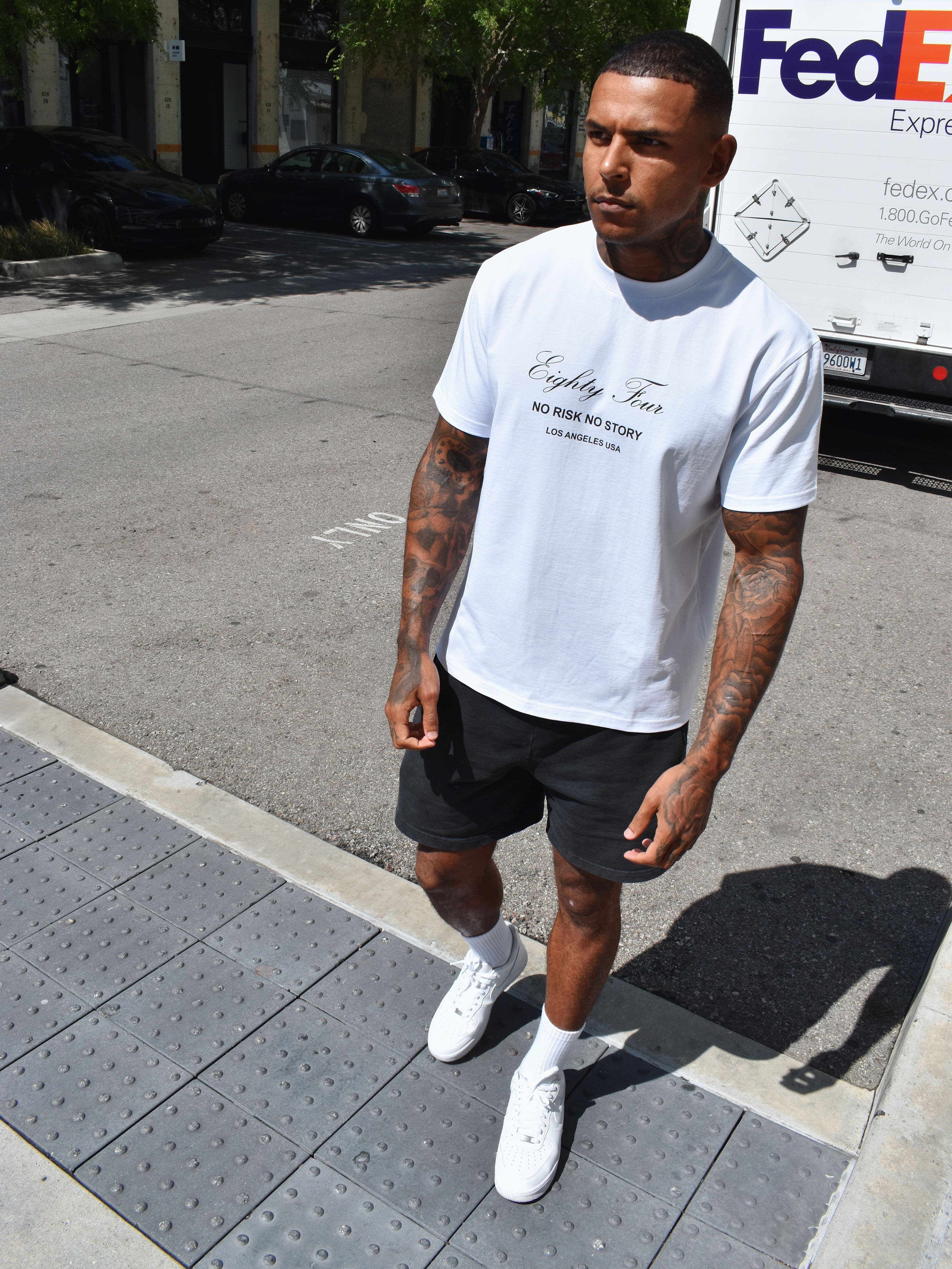 CLUB 1984. No Risk T-shirt - White T-Shirt