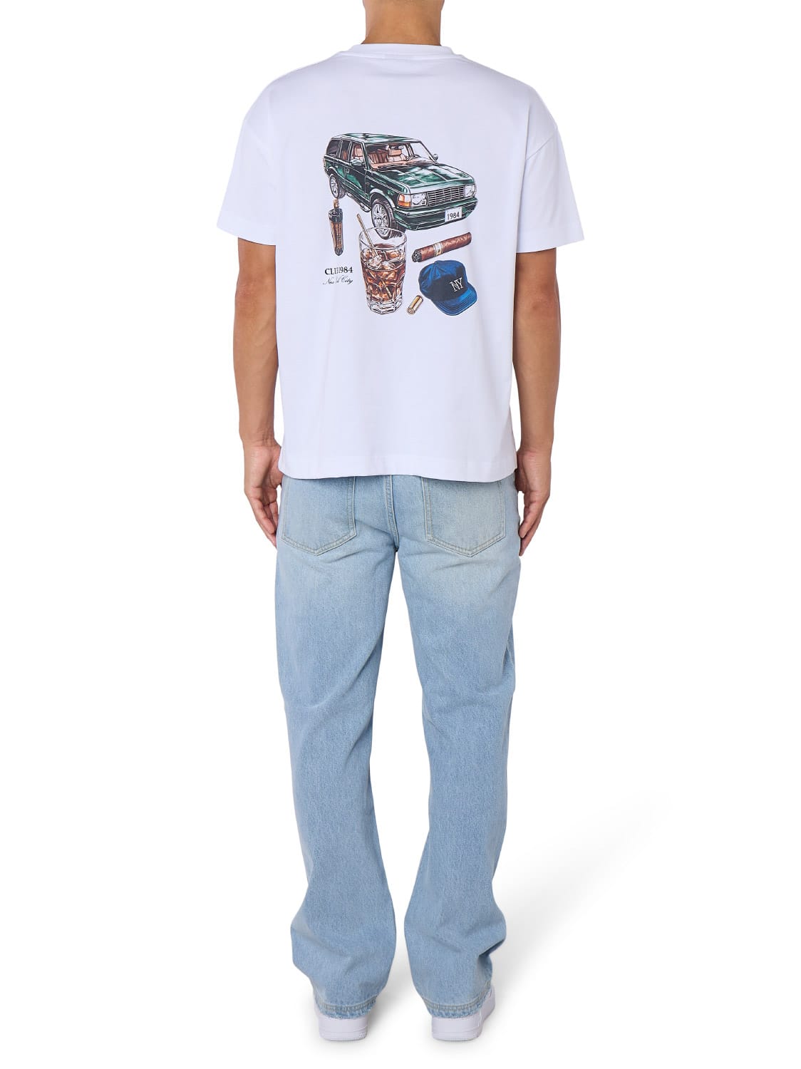 CLUB 1984. NYC Road Trip T-shirt - White T-Shirt