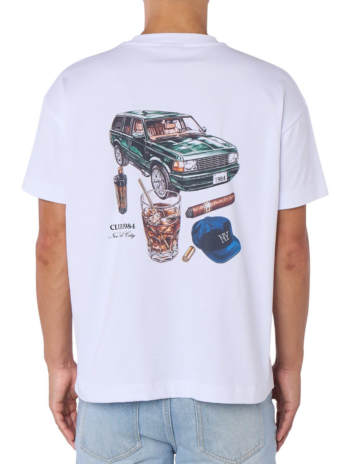 CLUB 1984. NYC Road Trip T-shirt - White T-Shirt