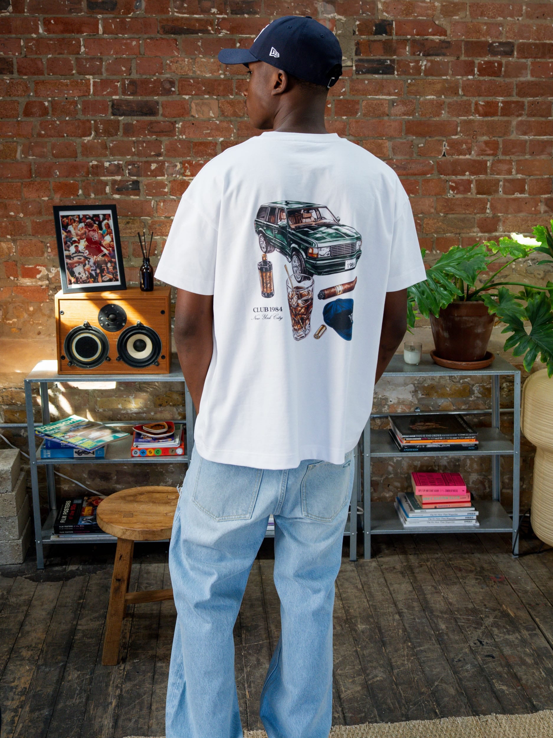 CLUB 1984. NYC Road Trip T-shirt - White T-Shirt