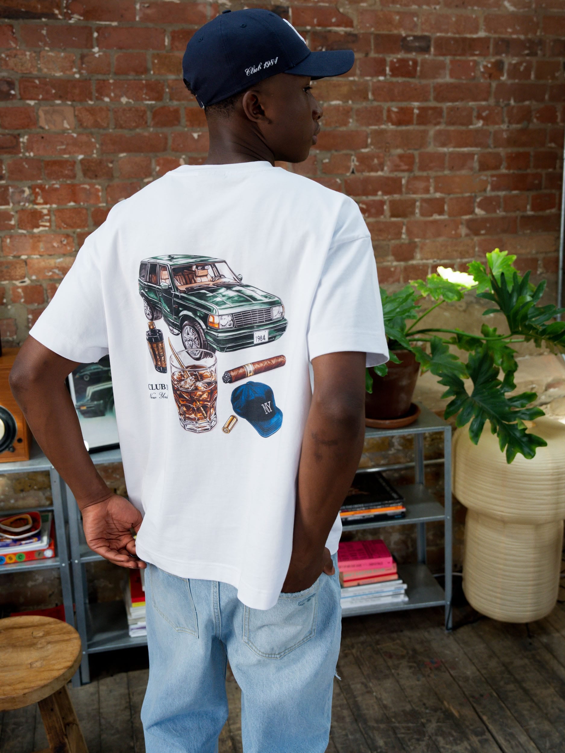 CLUB 1984. NYC Road Trip T-shirt - White T-Shirt