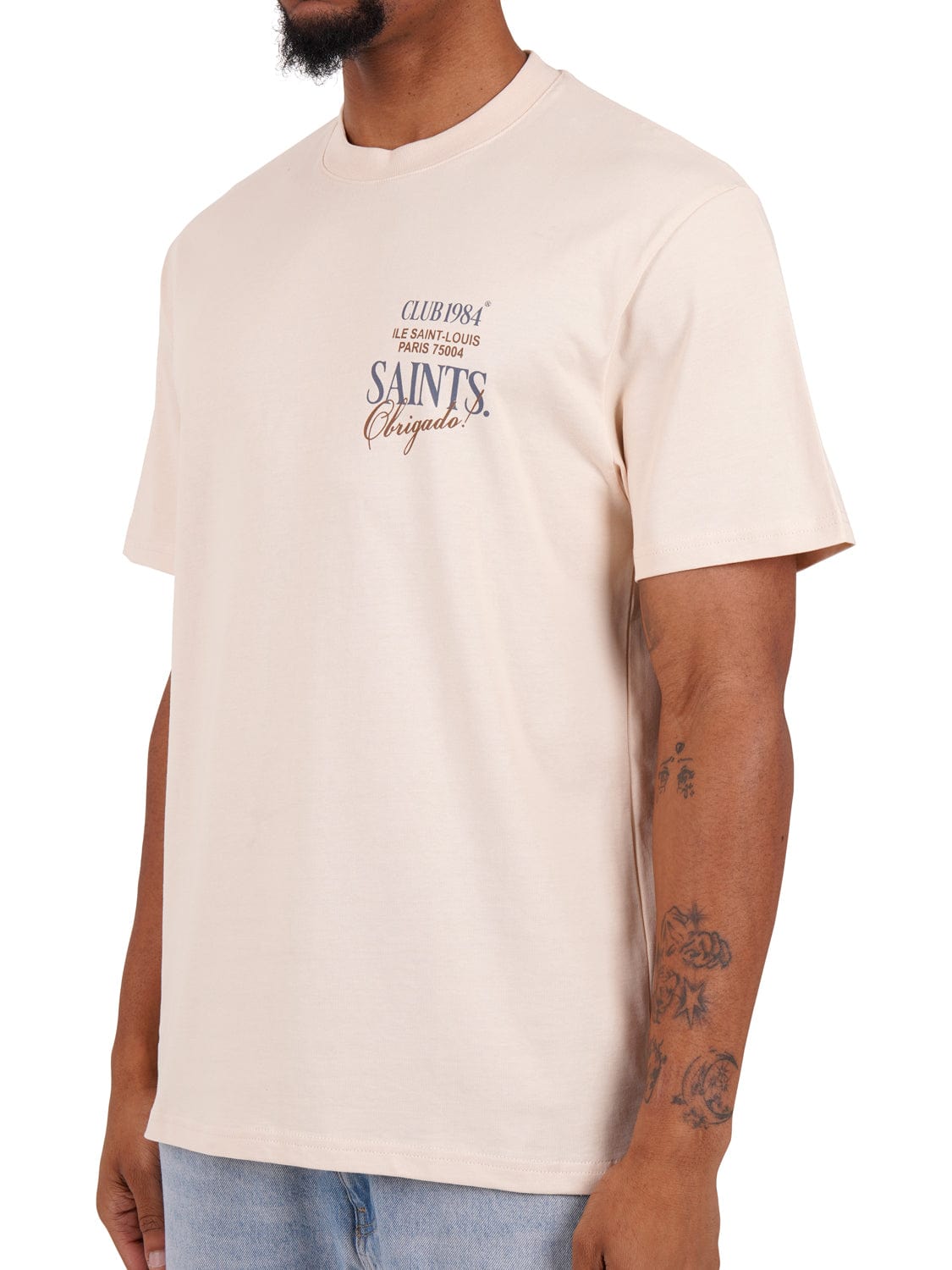 CLUB 1984. Obrigado T-shirt - Mocha T-Shirt