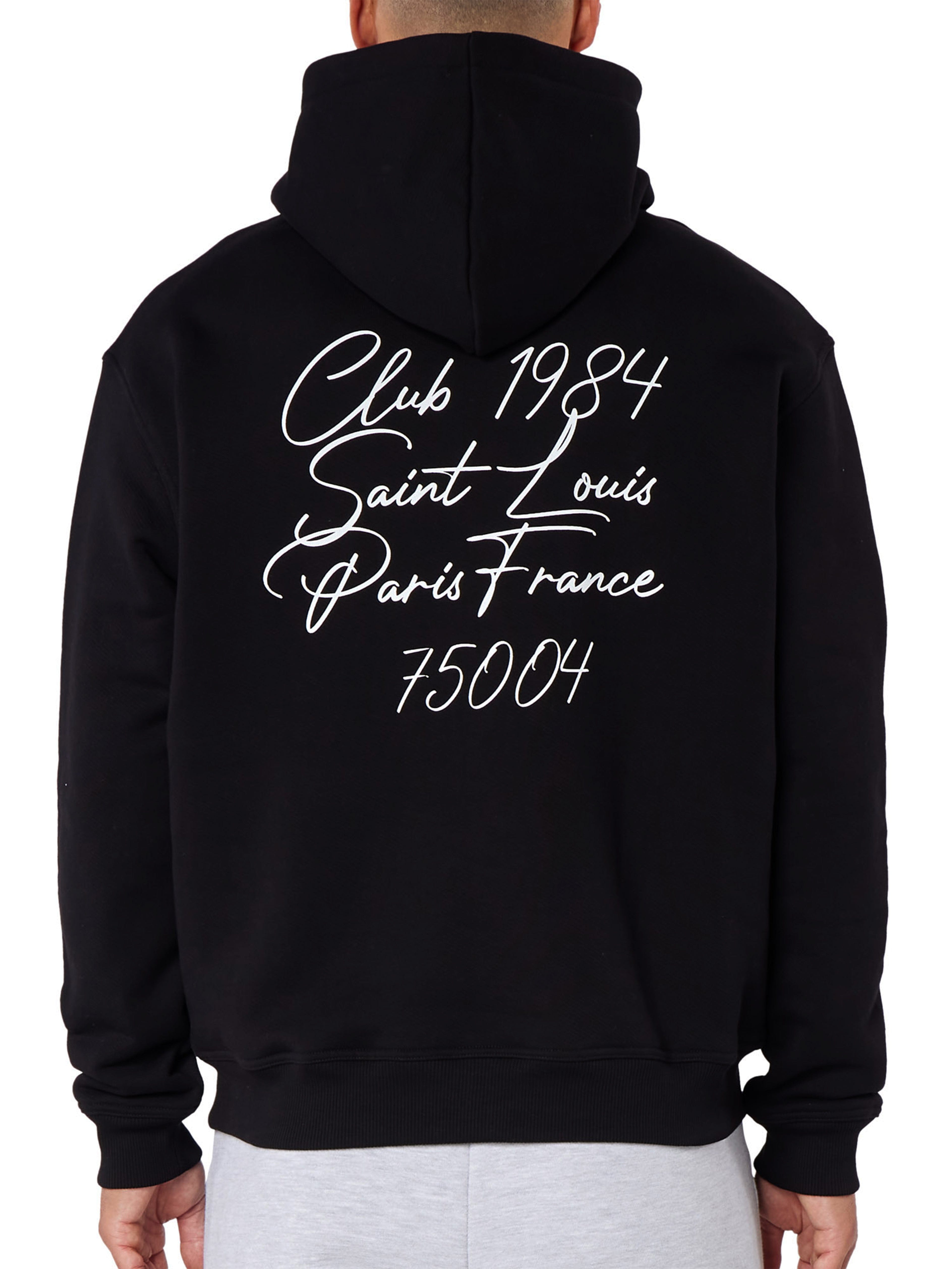 CLUB 1984. Patron 75004 Hoodie - Black Hoodie
