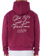 CLUB 1984. Patron 75004 Hoodie - Wine Red Hoodie