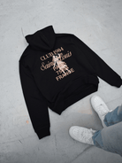 CLUB 1984. Patron 84 Hoodie - Black/Beige Hoodie