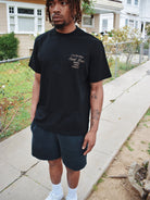 CLUB 1984. Patron 84 T-shirt - Black/Beige T-Shirt