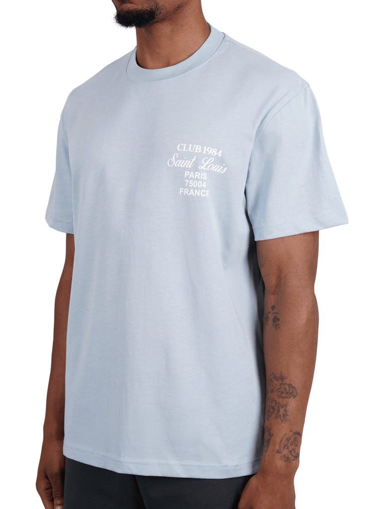 CLUB 1984. Patron 84 T-shirt - Light Blue T-Shirt
