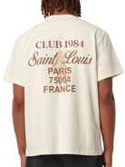 CLUB 1984. Patron 84 T-shirt - Off White/Beige T-Shirt