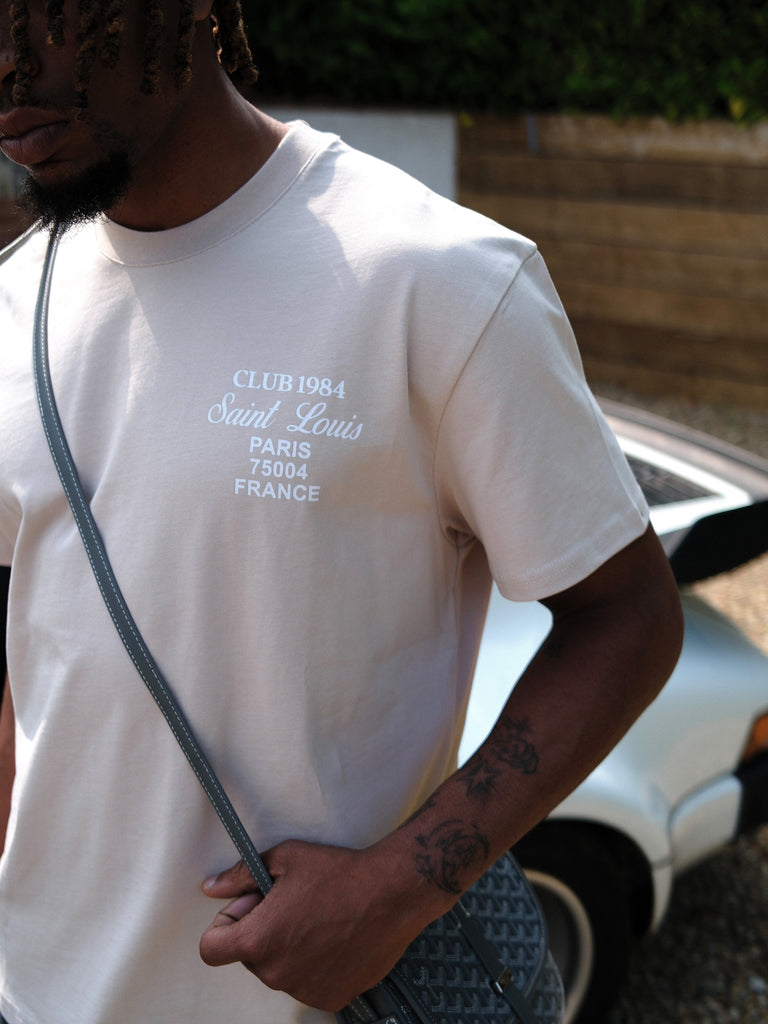 CLUB 1984. Patron 84 T-shirt - Sand T-Shirt