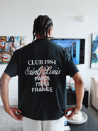 CLUB 1984. Patron 84 T-shirt - Washed Black T-Shirt