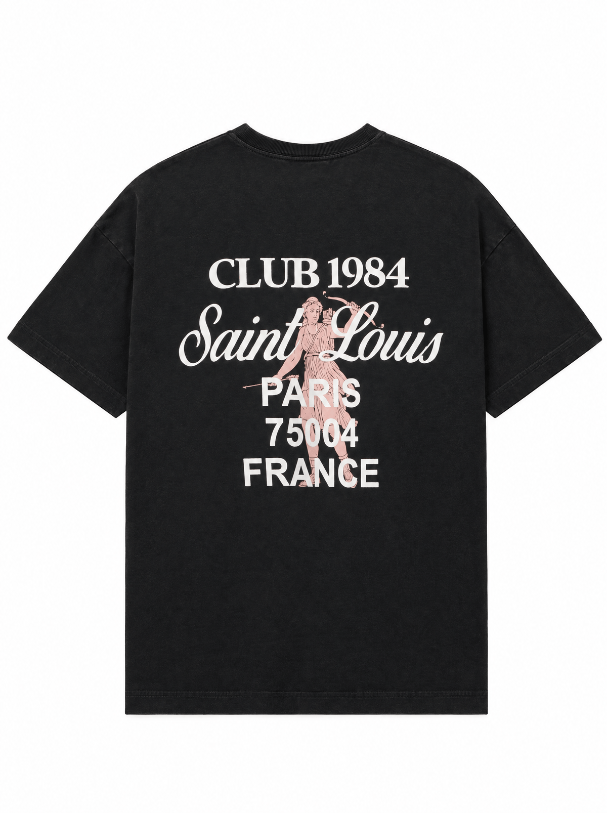CLUB 1984. Patron 84 T-shirt - Washed Black T-Shirt
