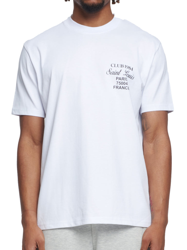 CLUB 1984. Patron 84 T-shirt - White/Orange T-Shirt