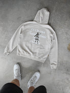 CLUB 1984. Patron 84 Zipped Hoodie - Sand Hoodie