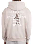 CLUB 1984. Patron 84 Zipped Hoodie - Sand Hoodie