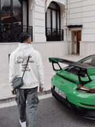 CLUB 1984. Patron Script Hoodie - Off White Hoodie