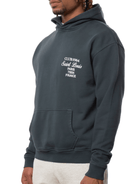 CLUB 1984. Patron Script Hoodie - Washed Grey Hoodie