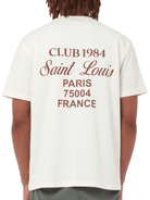 CLUB 1984. Patron Script T-shirt - Off White T-Shirt