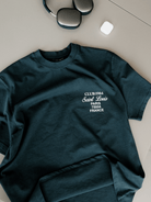 CLUB 1984. Patron Script T-shirt - Washed Black T-Shirt
