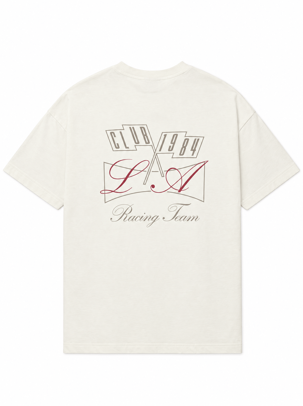 CLUB 1984. Piston T-shirt - Off White T-Shirt