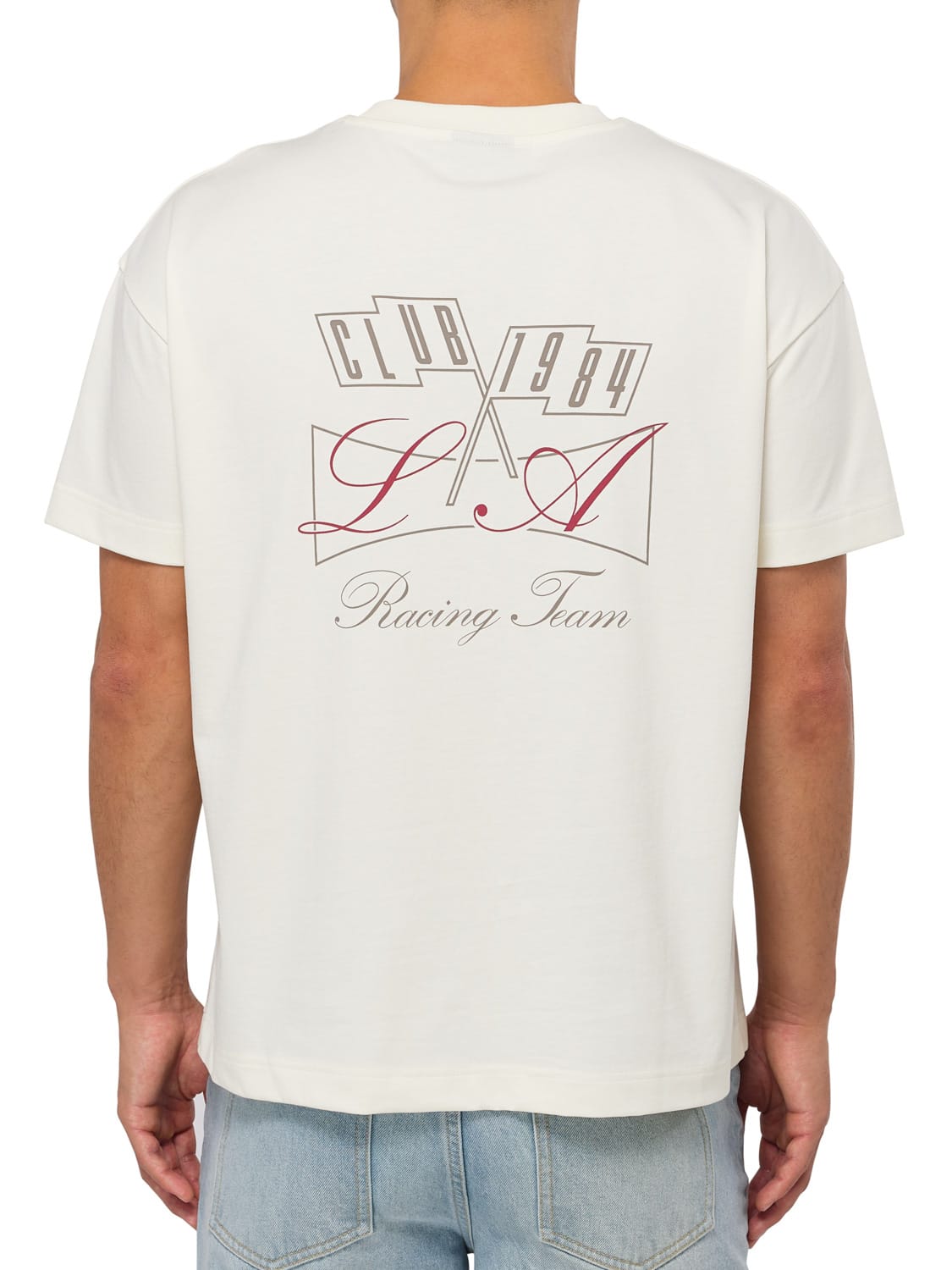 CLUB 1984. Piston T-shirt - Off White T-Shirt