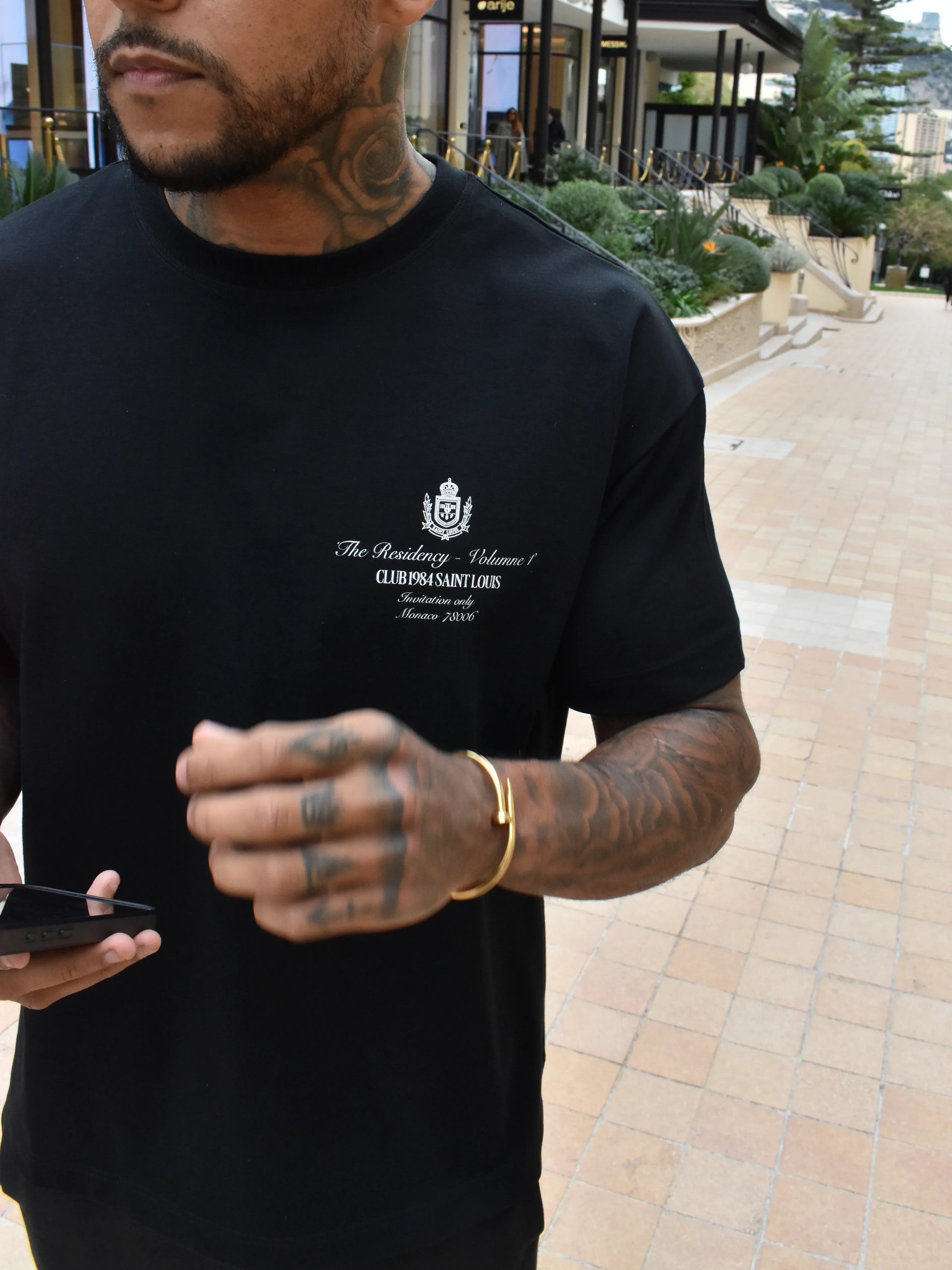 CLUB 1984. Pit Stop T-shirt - Black T-Shirt