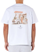 CLUB 1984. Pit Stop T-shirt - White T-Shirt