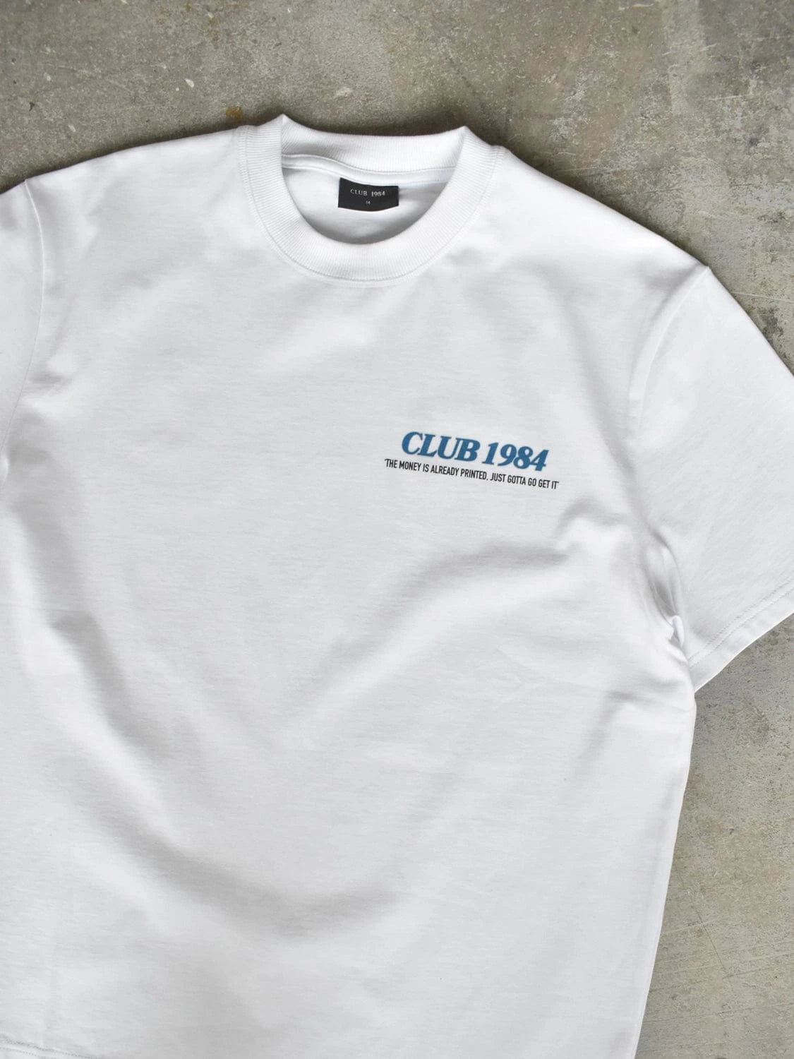 CLUB 1984. Printer T-shirt - White T-Shirt