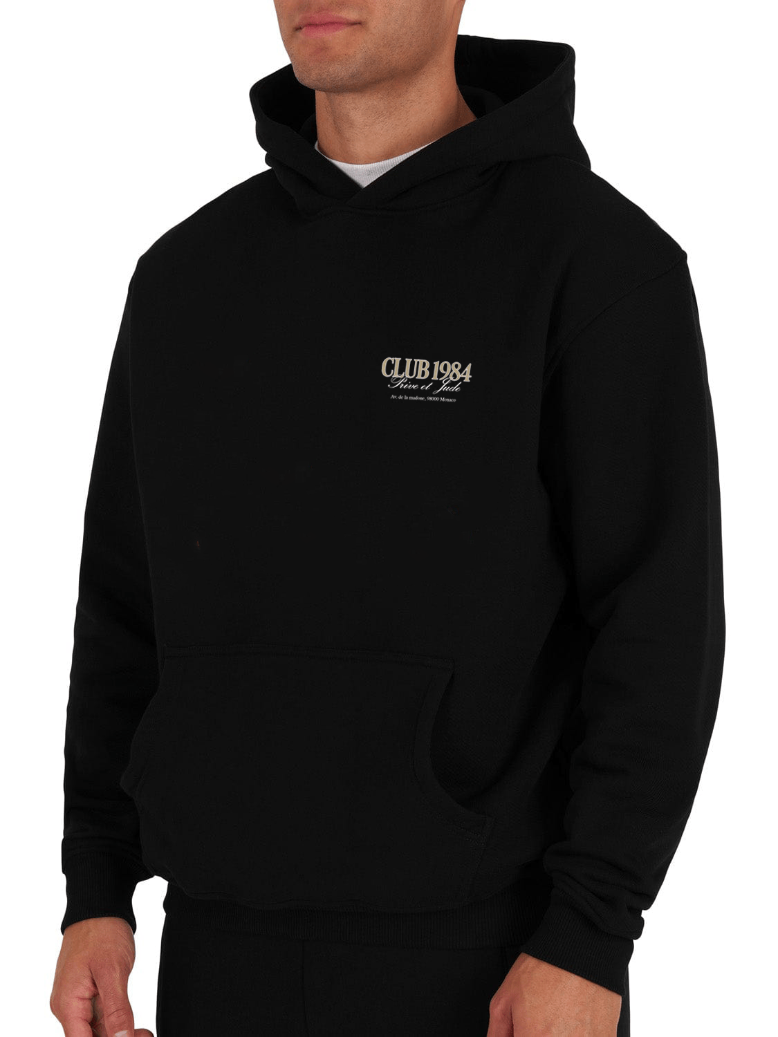 CLUB 1984. Prive et Jude Hoodie - Black Hoodie