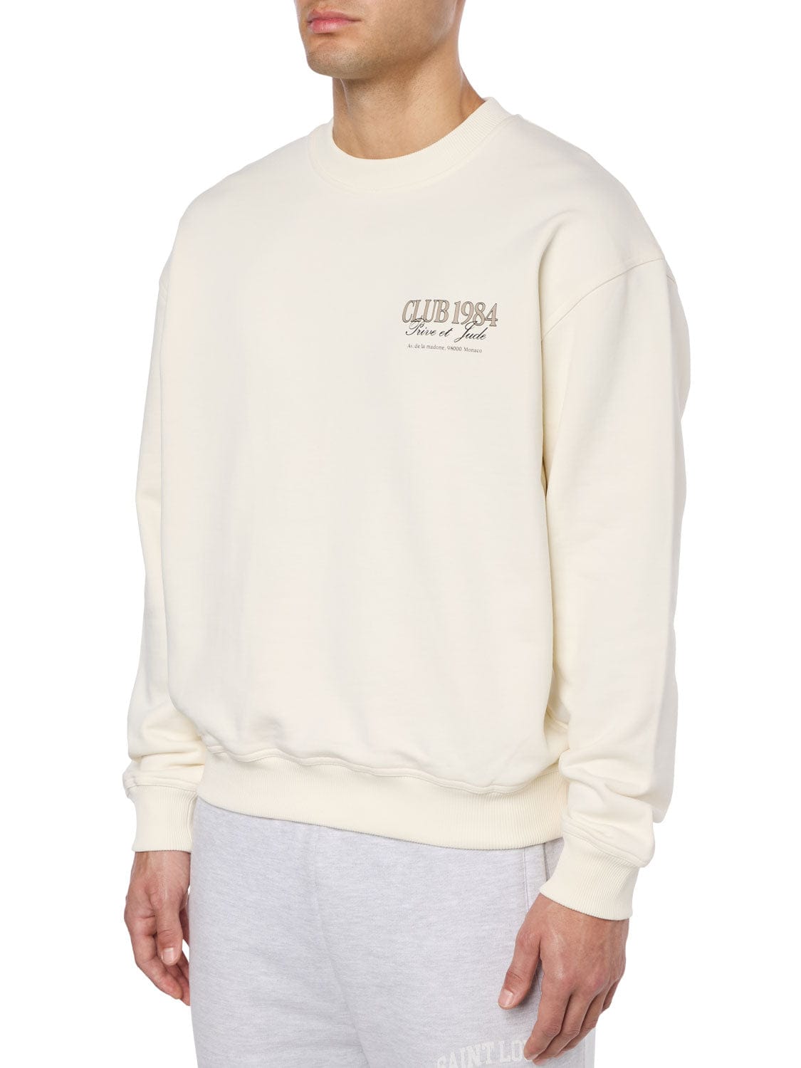 CLUB 1984. Prive et Jude Sweatshirt - Off White Sweatshirt