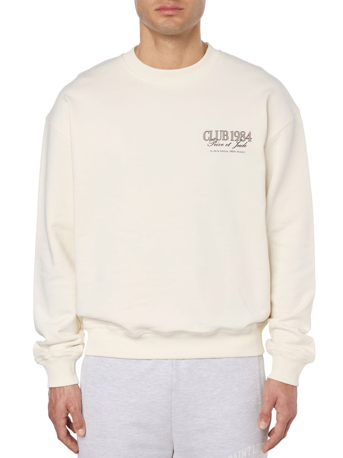 CLUB 1984. Prive et Jude Sweatshirt - Off White Sweatshirt